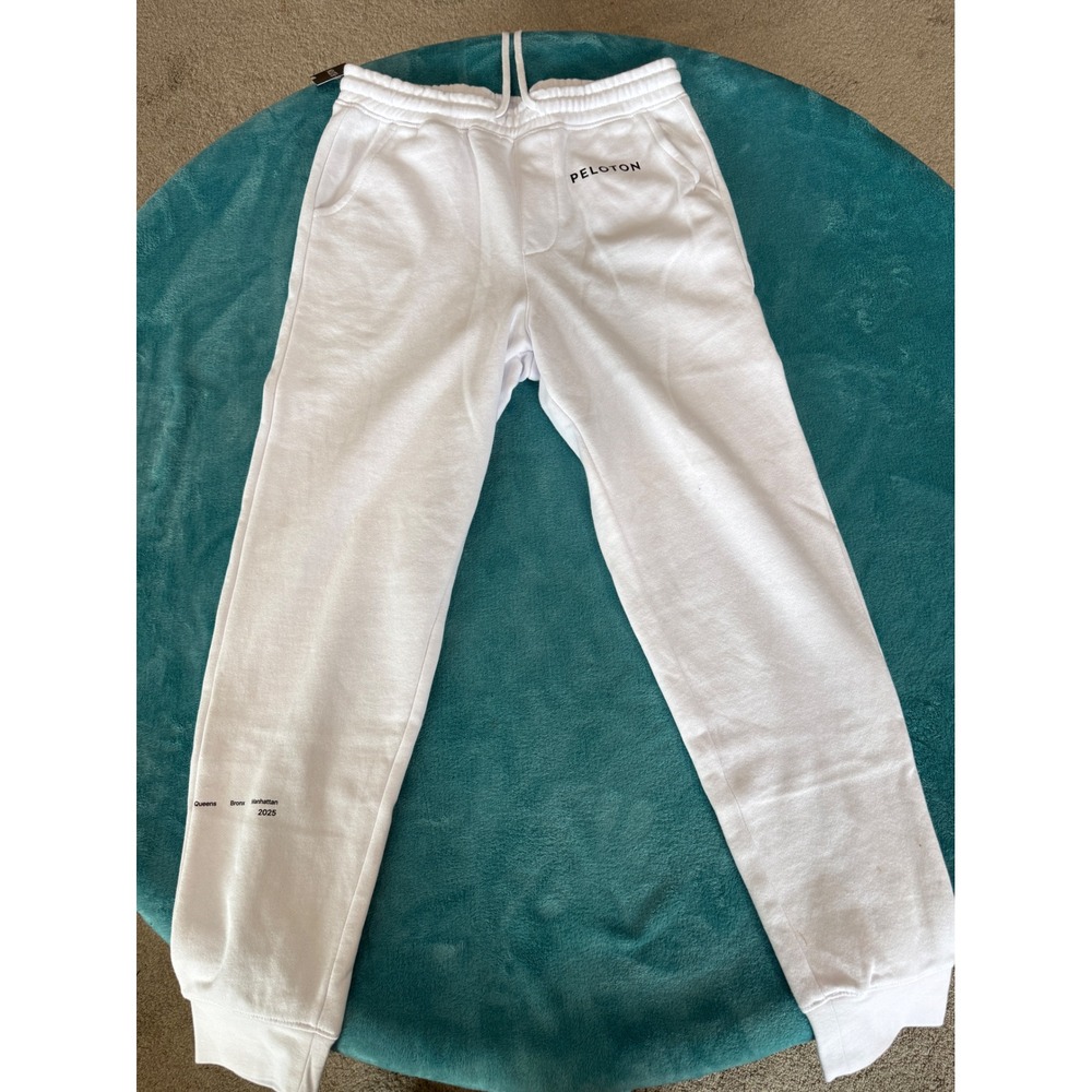 Peloton Marathon High Vis Jogger White Unisex S NYC 2025 UB00623-253003-S